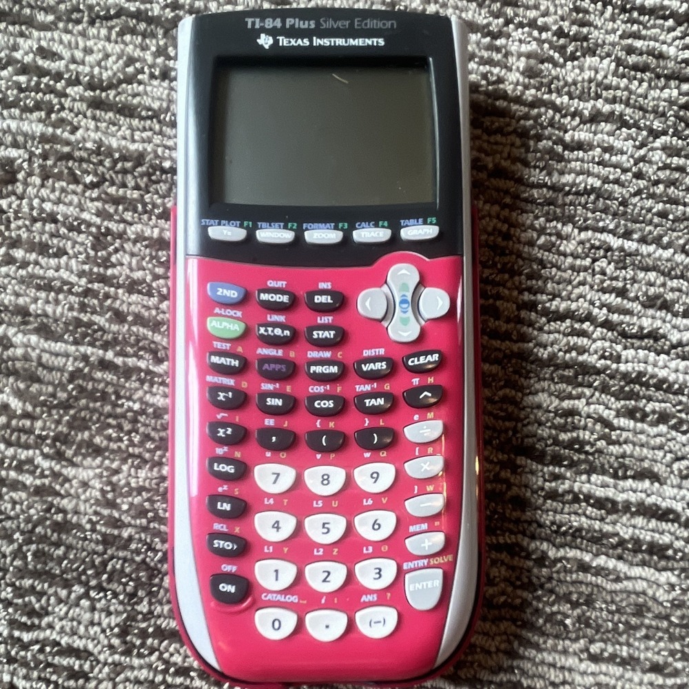 Texas Instruments TI-84 Plus Silver Edition Programmable LCD Graphing Handheld